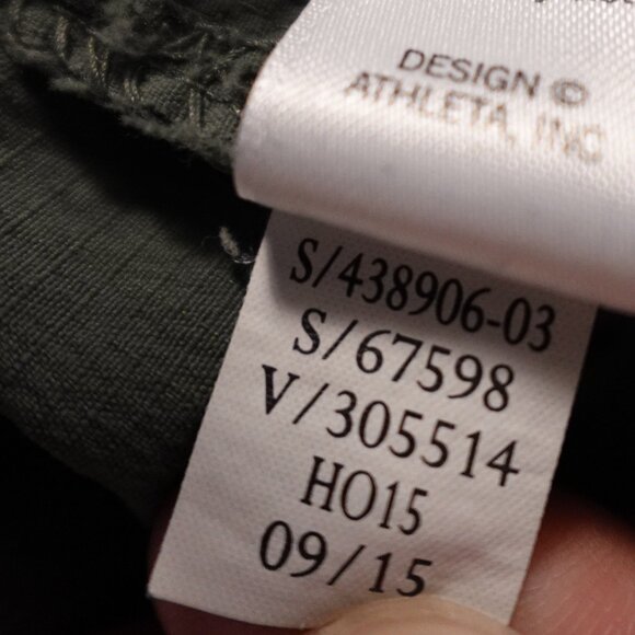 Athleta Trekkie Crop Jogger Women’s 6 Olive Green Utility Travel - Picture 11 of 11